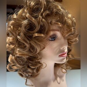Curly Brown Hair Wig for Women